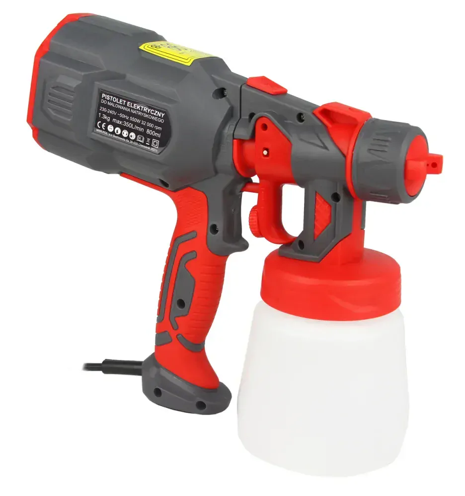 Mar-Pol M88299 RIPPER ELEKTRICKÁ MALIARSKA PIŠTOĽ STRIEKACIA PIŠTOĽ 550W 800ml
