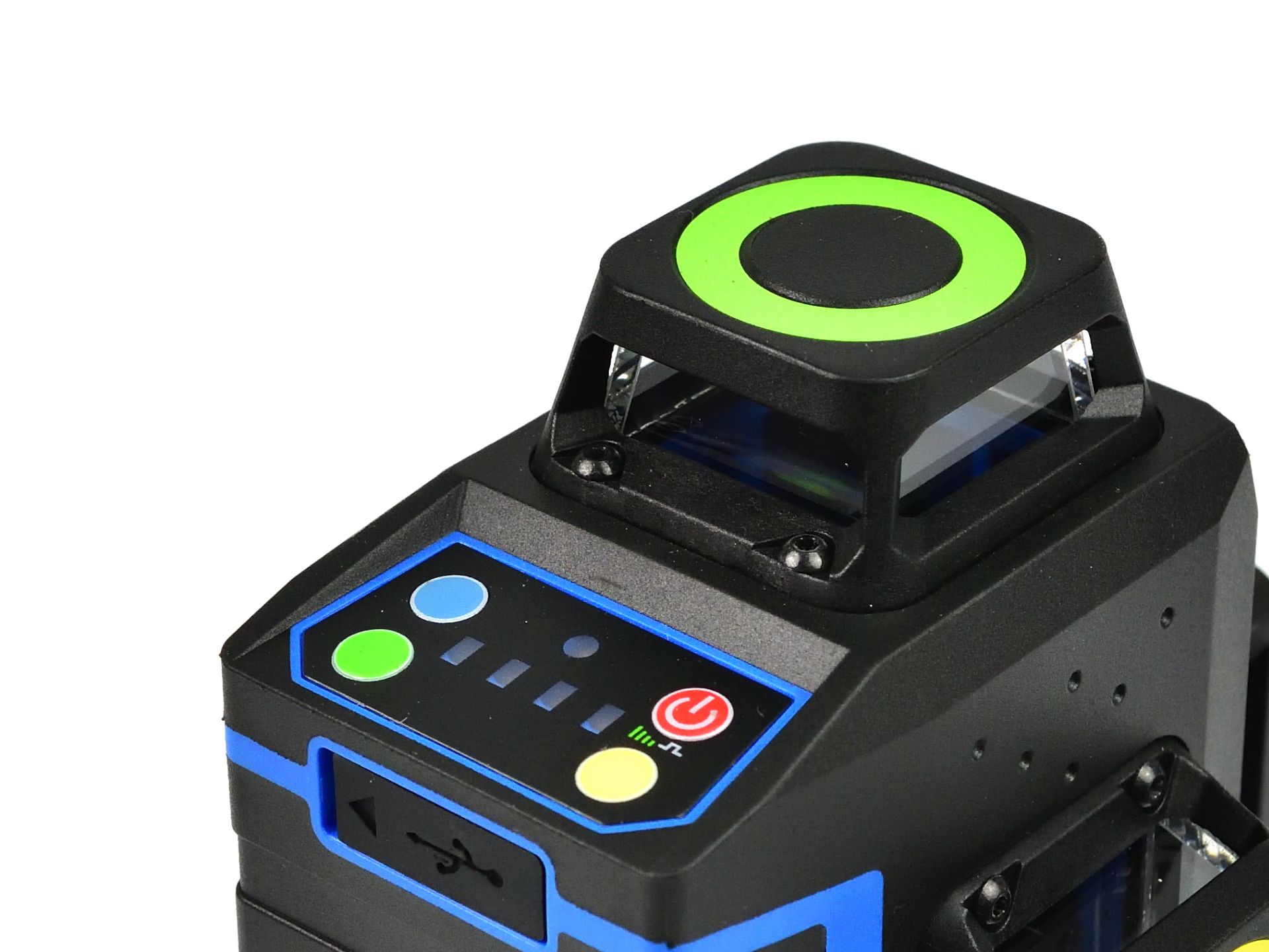 GEKO G03308 Laserova vodováha 3D 360° krížový laser meradlo + puzdro
