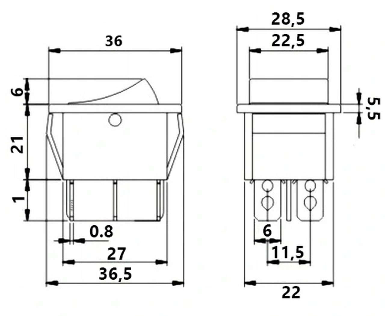 MAR-POL M79069 SPÍNAČ VYPÍNAČ PRE NAVIJAK 300/600 230V