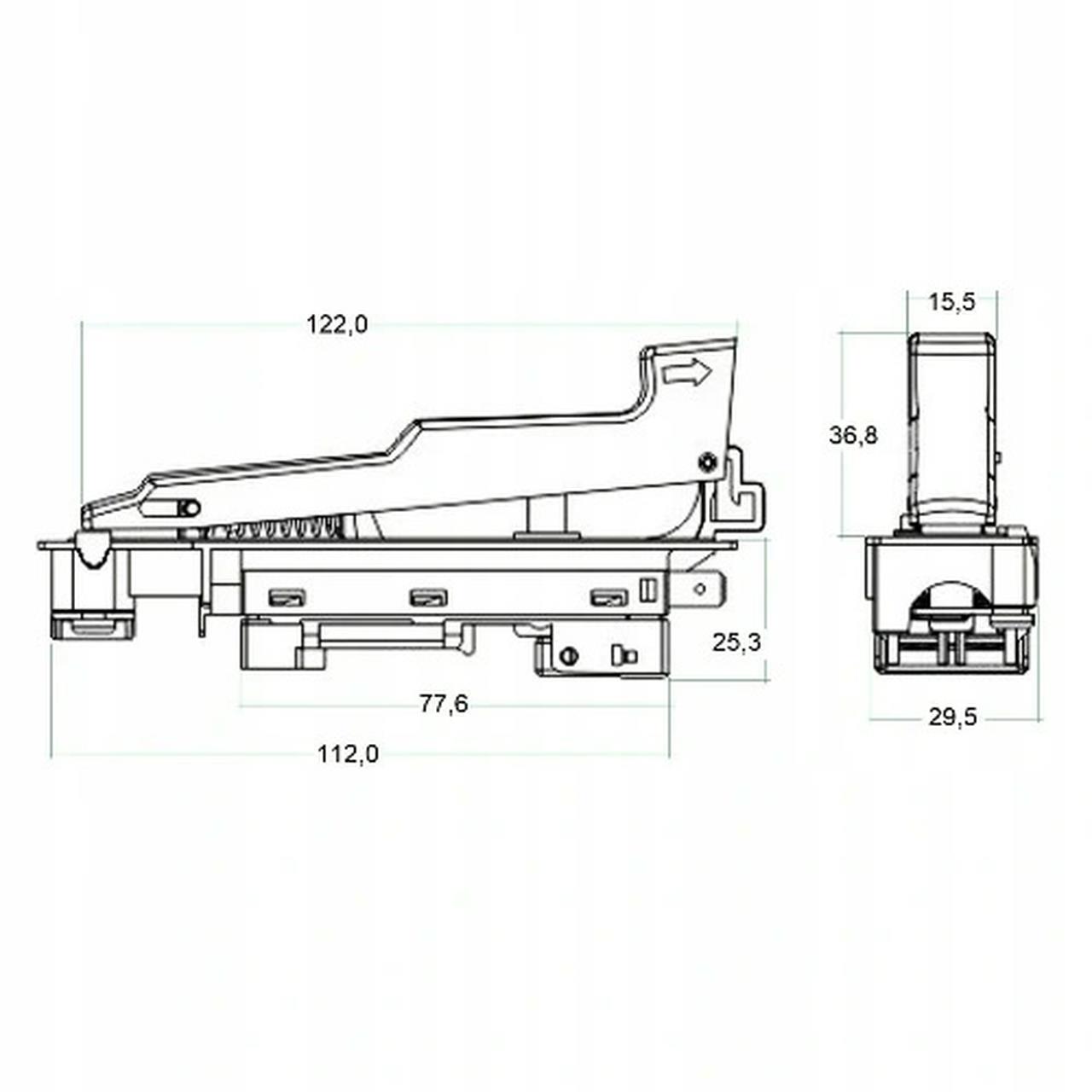 MAR-POL P00114 Náhradný Prepínač / Spínač do elektrického náradia