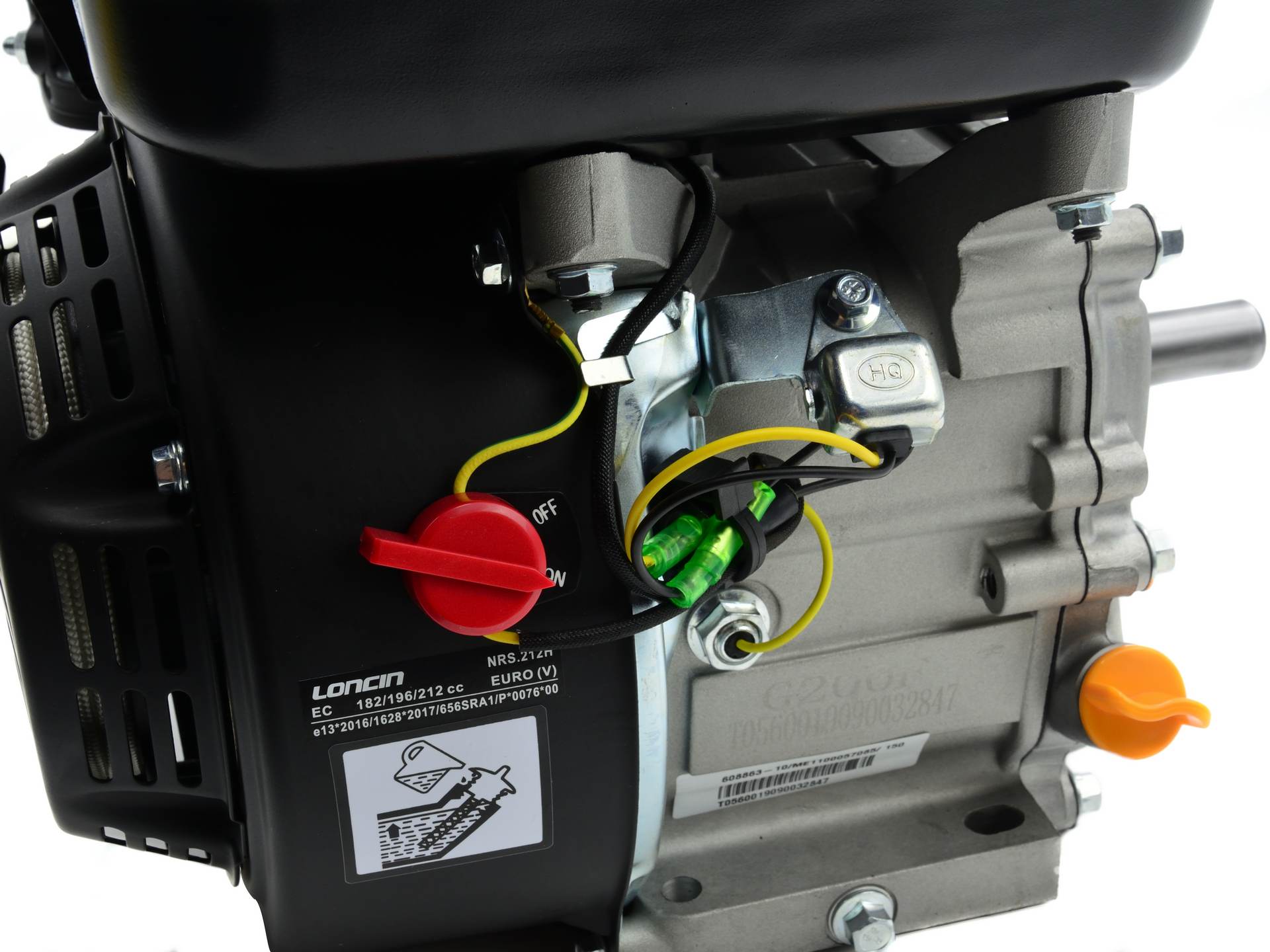 GEKO G80253 Benzínový spaľovací motor 6,5 HP Loncin 196cc EURO 5 štvortaktný