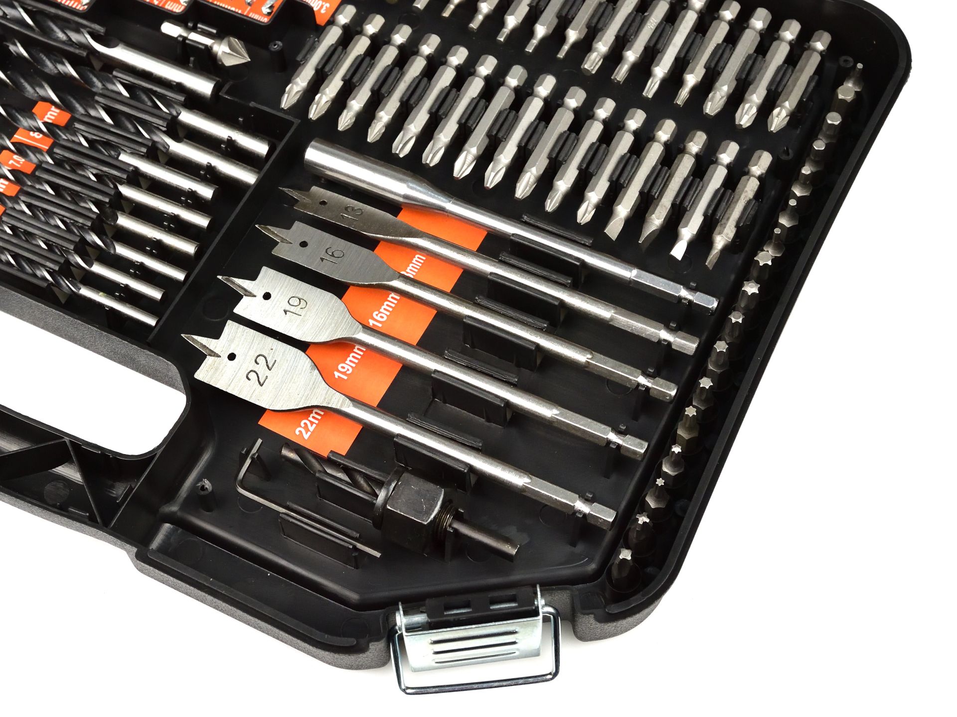 GEKO G38112 Vrtáky bity do dreva betónu Sada vrtákov HSS 246 položiek 