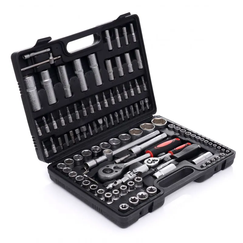 KRAFT&DELE EC303 Gola sada 108ks 1/4" 1/2" kľúčov, nástrčných hlavíc, bitov, račňových kľúčov