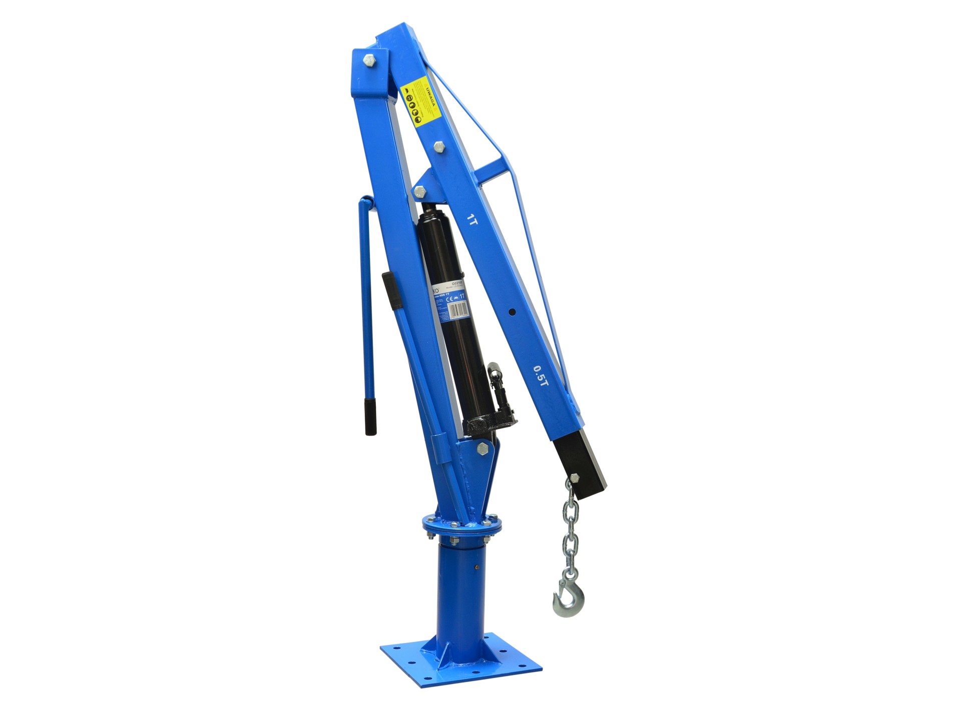 GEKO G02105 Dielenský žeriav hydraulický zdvihák 1T otočný skladací