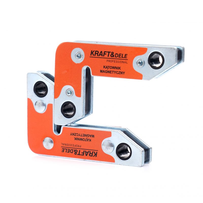 Kraft&Dele KD1895 Uholník magnetický zvárací na zváranie 84x54x14mm 2ks sada