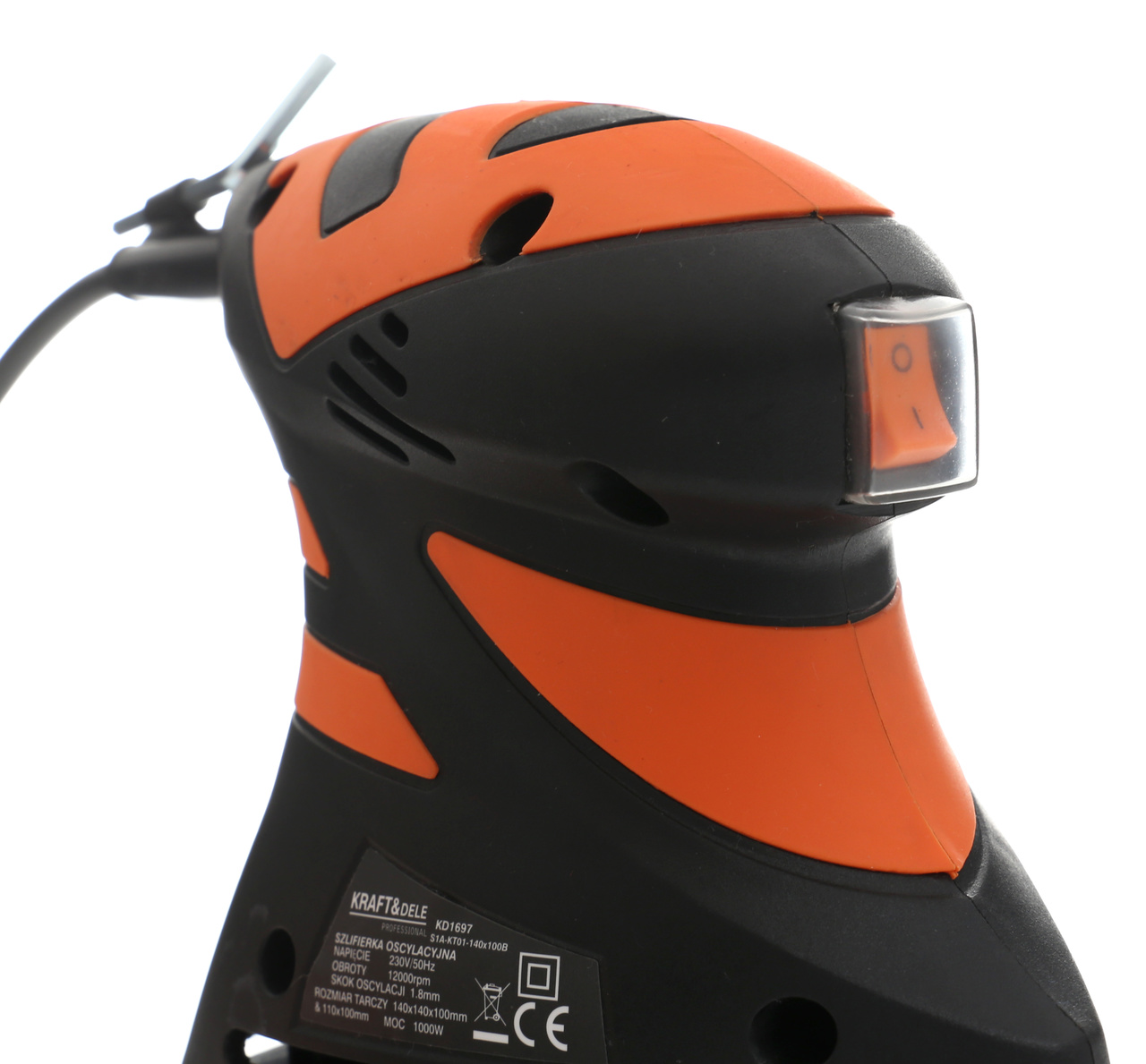 KRAFT&DELE KD1697 1000W Elektrická, oscilačná, orbitálna brúska 12000 ot./min