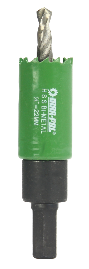 M22574 MAR-POL 16ks Sada Vykružováky, vrtáky na drevo, železo Bi-metal