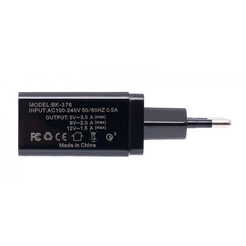 Kraft&Dele KD1237 Sieťová nabíjačka RÝCHLE NABÍJANIE 3xUSB 3,1A adaptér