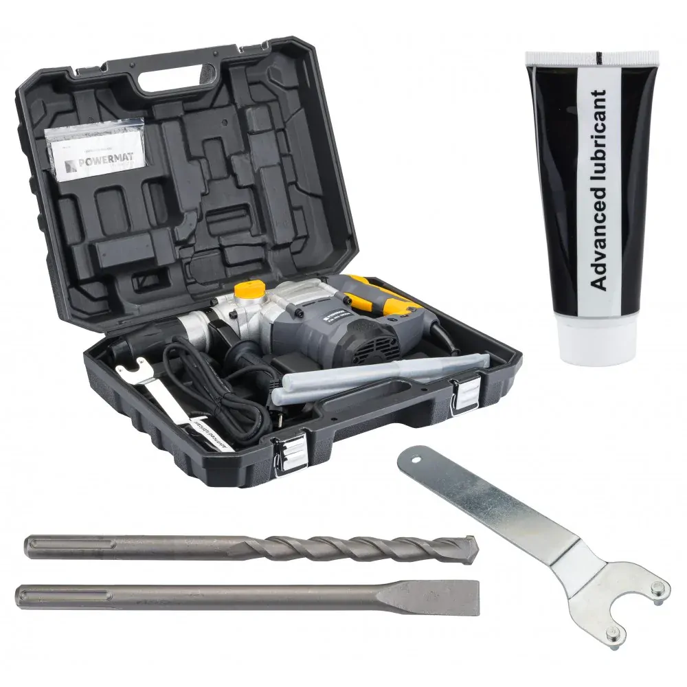 POWERMAT PM-MU-2800M Príklepové kladivo s funkciou vŕtania 18J SDS-MAX