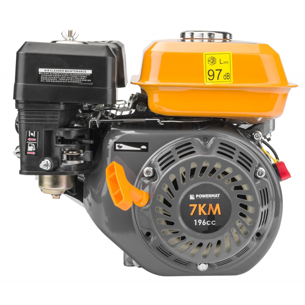 Powermat PM-SSP-719T Benzínový spaľovací motor 4,9kW 19mm 196cc OHV