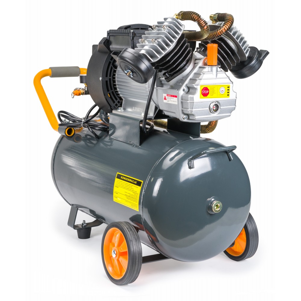 Powermat PM-KO-50T-V2 230V 3HP Kompresor olejový 2 piesty 50L