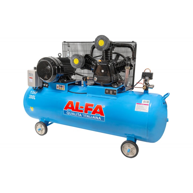 AL-FA ALC300-3 400V Olejový kompresor 9,5kW 3 piesty 300L