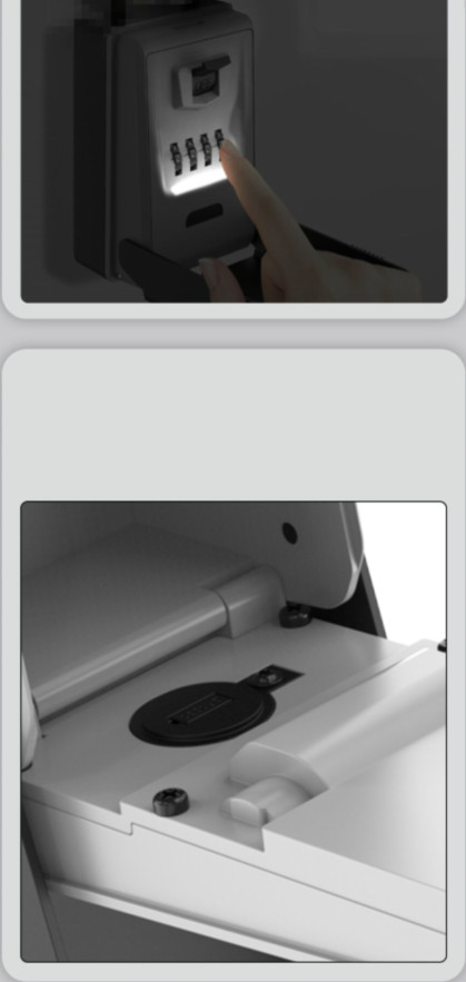 Irma SSM93 Malý nástenný trezor skrinka na kľúče 138x86x70mm vodotesný LED