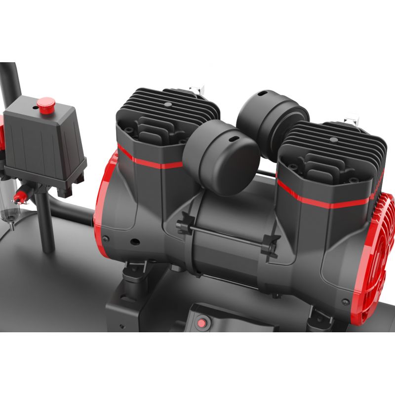 Kraft&Dele KD1391 Bezolejový kompresor 50l 2piesty 1500W