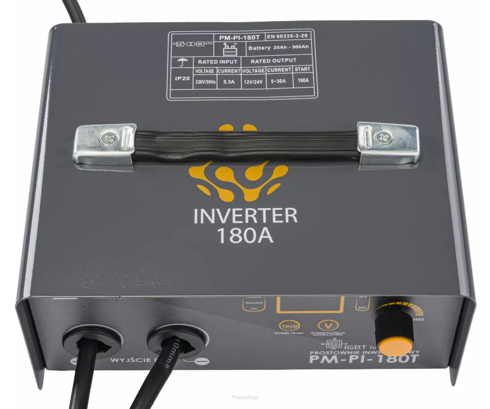 POWERMAT PM-PI-180T Autonabíjačka so štartérom 12V/24, 180 A