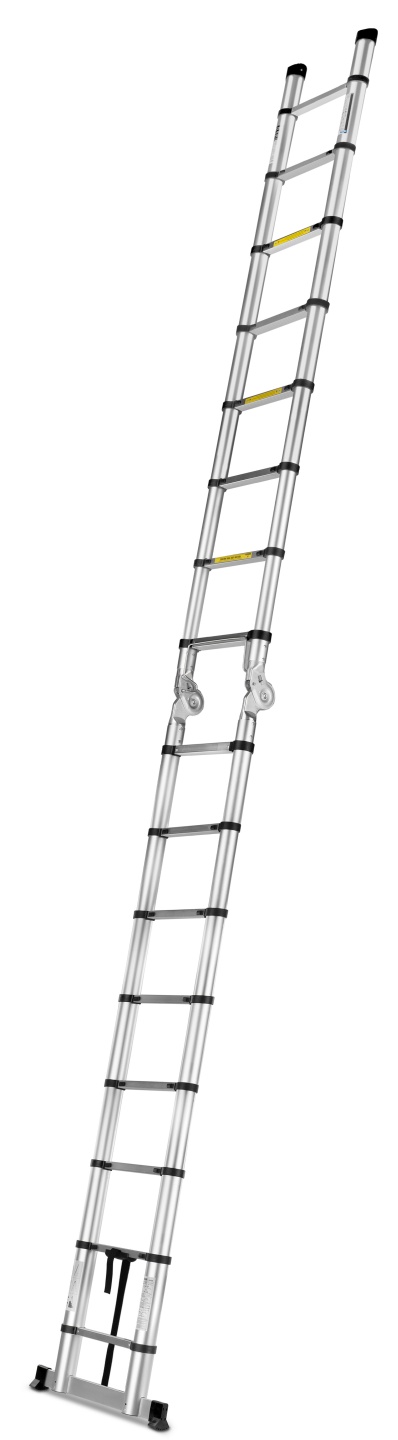 GEKO G02449 Teleskopický rebrík 4,4m, 150kg, hliníkový