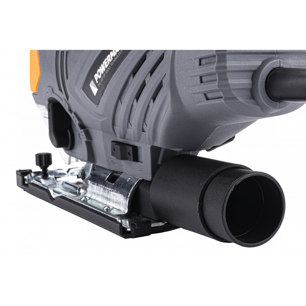 POWERMAT PM-JS-1450T Priamočiara píla na drevo 1450W rezačka pílka s laserom