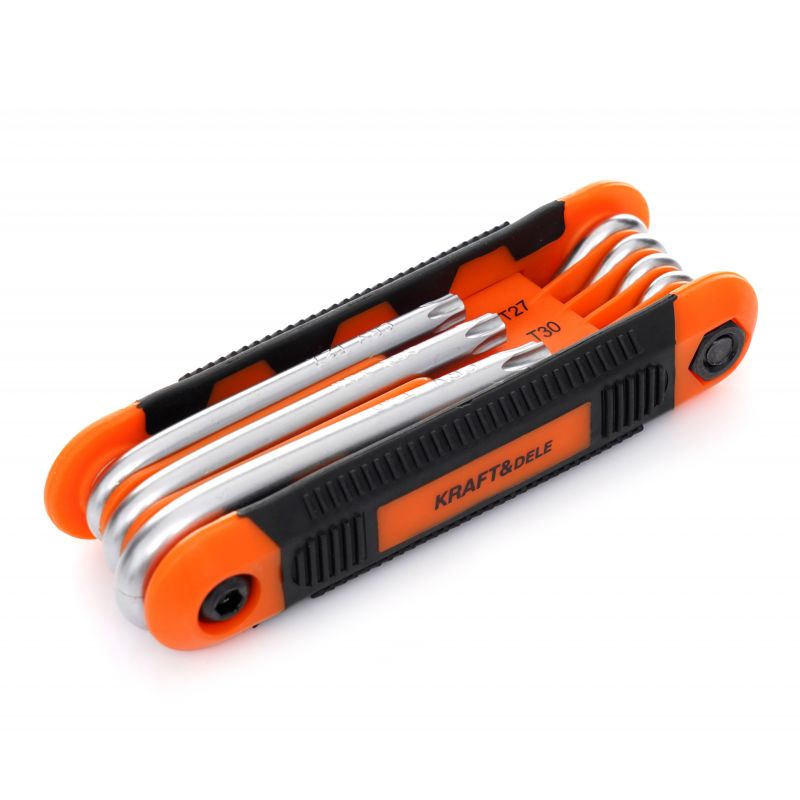 KRAFT&DELE KD11935 Imbusové kľúče skladané imbusy TORX 8ks T9-T40