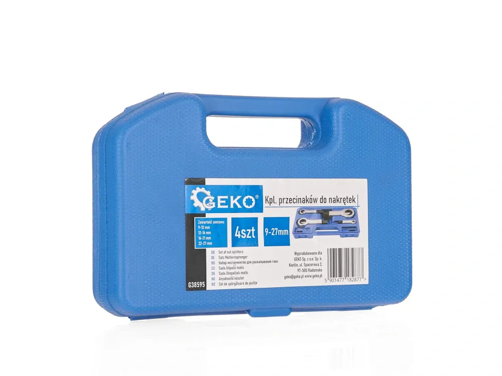 GEKO G38595 Sada na poškodené matice dláto 9-27mm