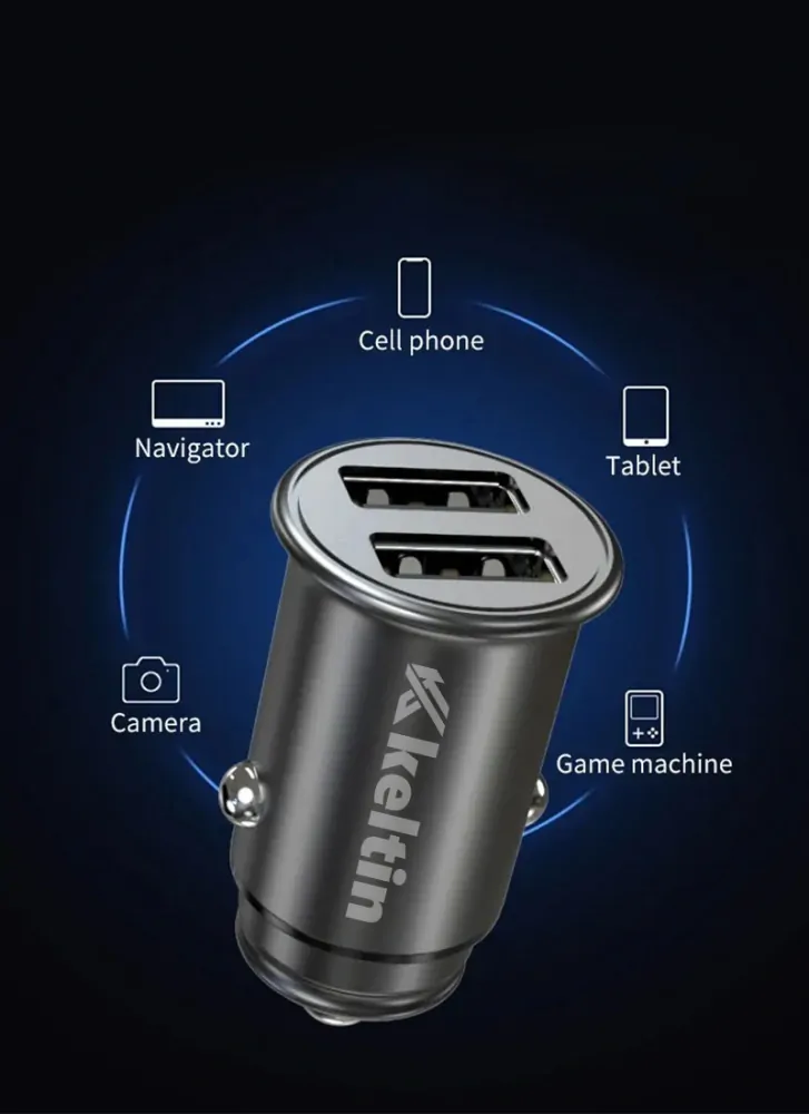 GEKO K02220 Mini nabíjačka do auta s funkciou rýchleho nabíjania 24W 4,8A