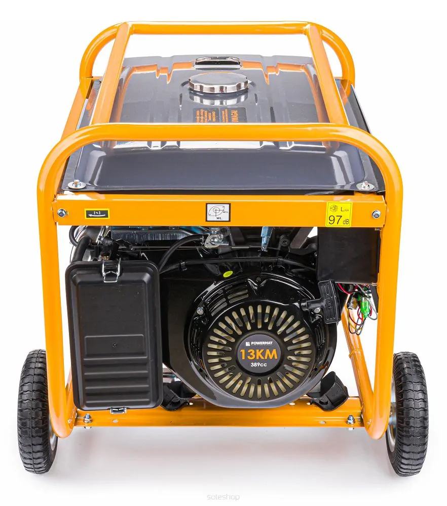 POWERMAT PM-AGR-6500M-EL ELEKTROCENTRÁLA GENERÁTOR PRÚDU 230 V / 50 Hz 6500W