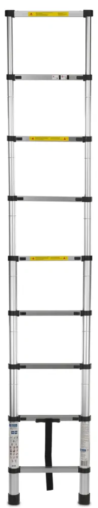 GEKO G02444 Hliníkový teleskopický rebrík 2,6 m 150 kg