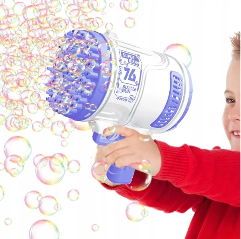 Bubble rocket Detská pištoľ na bublinky bublifuk