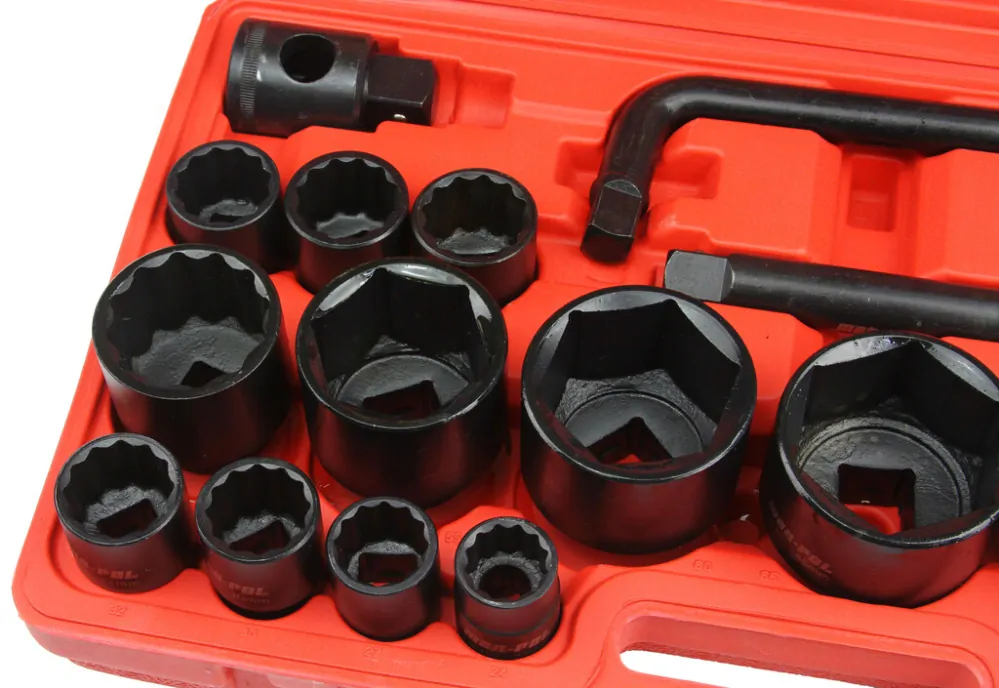 MAR-POL M58249 Nástrčné kľúče 26 ks sada 3/4" a 1"