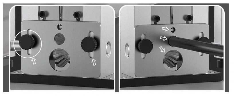 K-01 Odizolovací stroj odizolovač odstraňovač izolácie 3 otvory