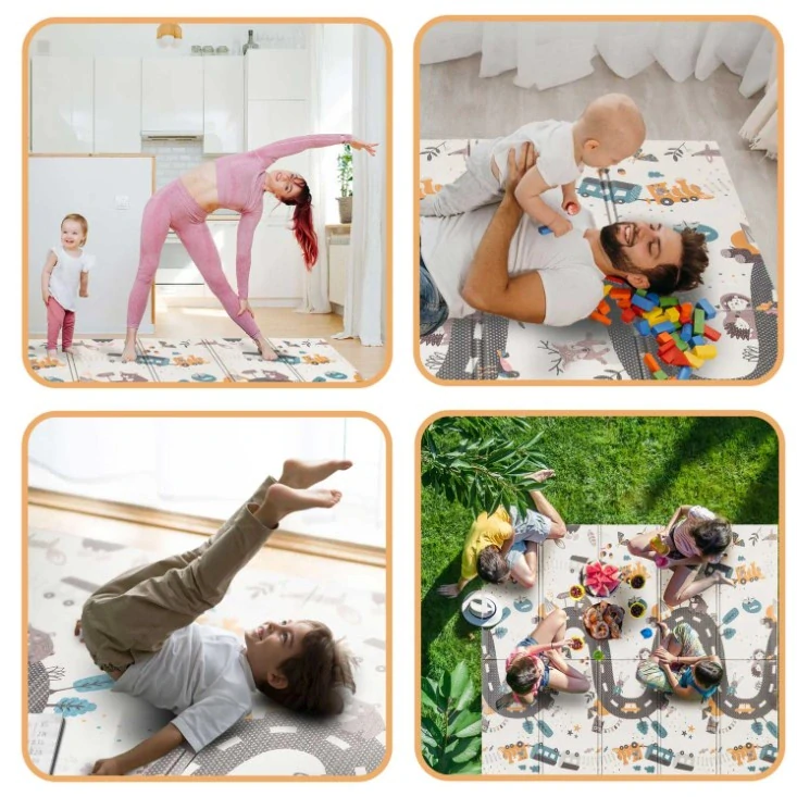 Nukido NK-340 Skladacia penová podložka pre deti 200x180 x1cm