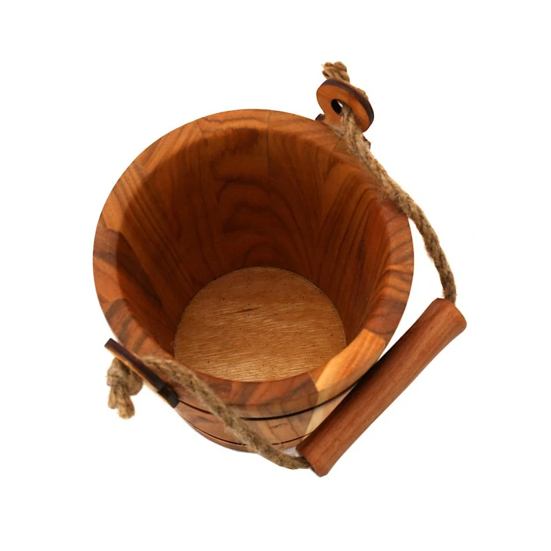 IRMA DDD137 Vedro kýbel mini s drevenou rukoväťou