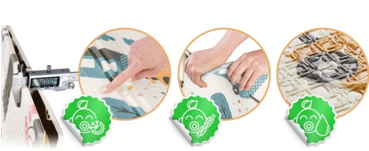 Nukido NK-341 Skladacia penová podložka pre deti 200x150 x1cm