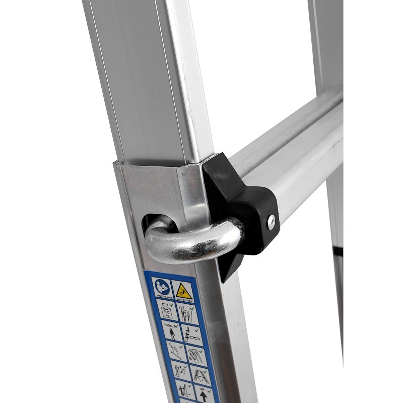 IRMA DR45U Hliníkový viacúčelový rebrík 4x5 5,18m