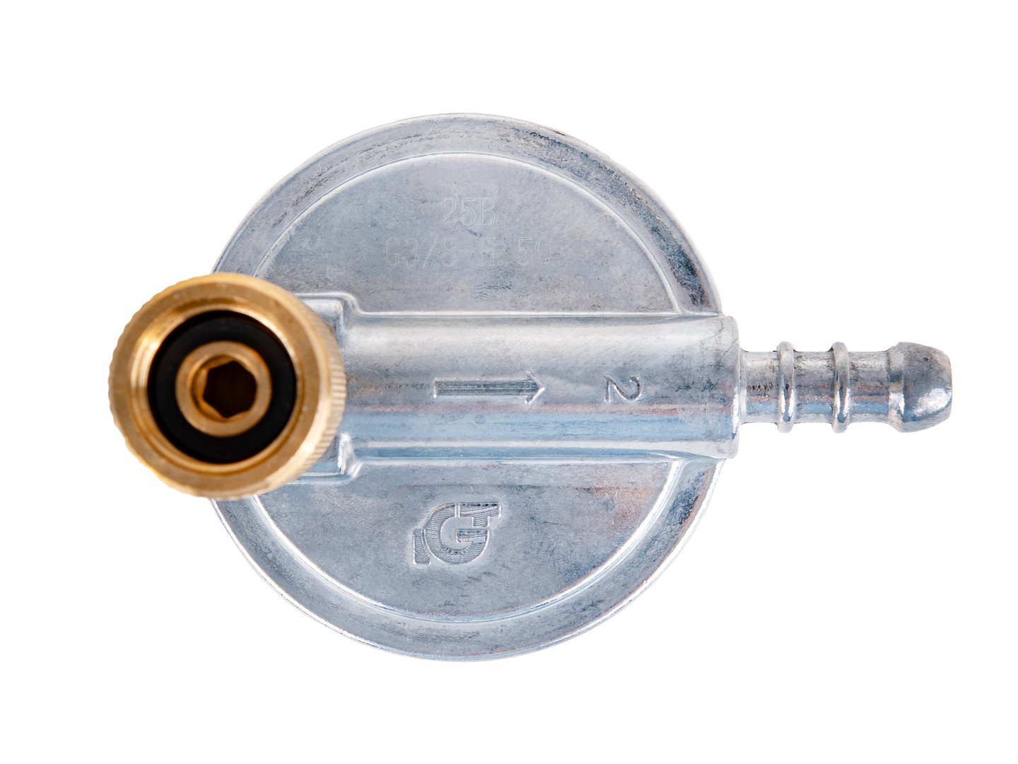 GEKO G80547 Redukce regulátoru plynu uhlový 37mbar 1,5kg/h
