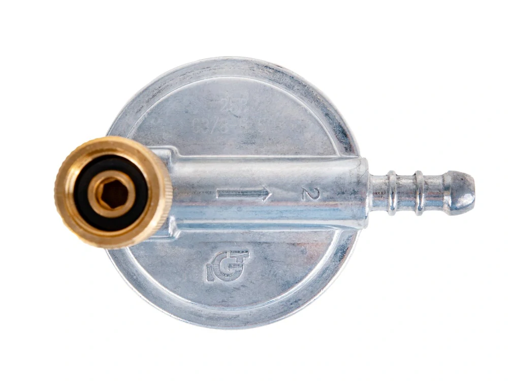 GEKO G80548 Redukce regulátoru plynu s tlakomerom 37mbar 1,5kg/h
