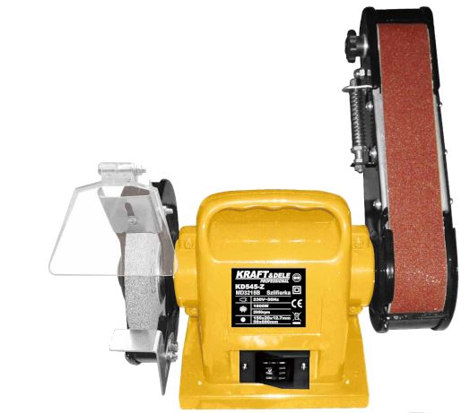 Kraft&Dele KD545 1800W Pásová brúska stolová 2v1 150mm na nože, kľúče, bity, ostrička
