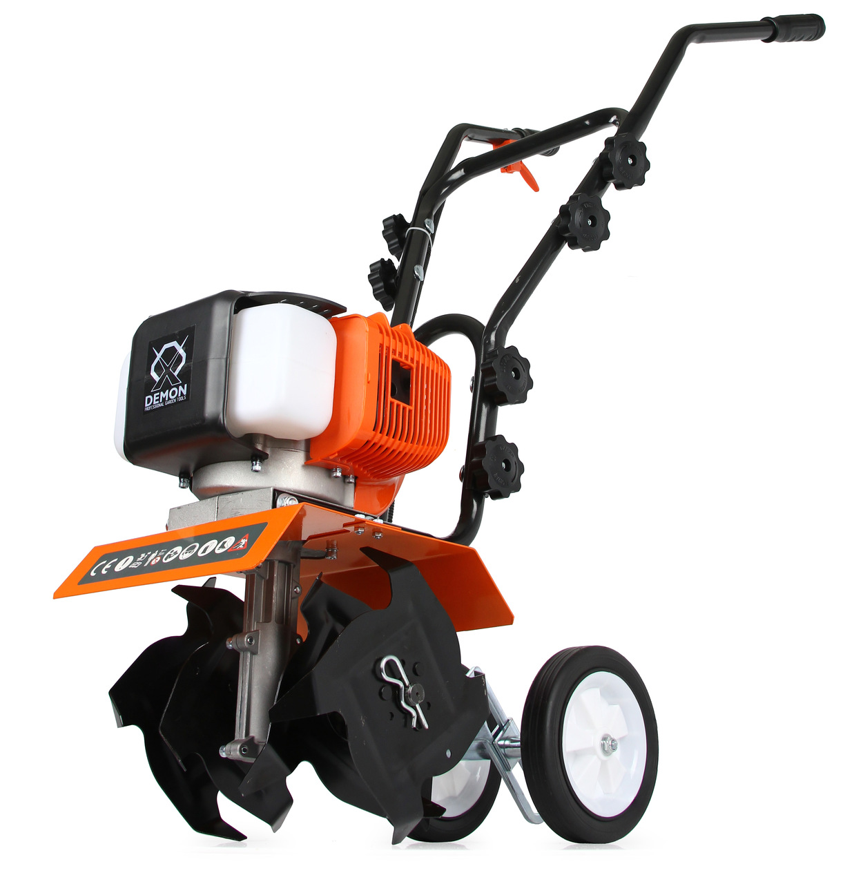 DEMON M83261 2T Motorový kultivátor kyprič pôdy prevzdušňovač rotavátor 1,4kW 51,7cm3