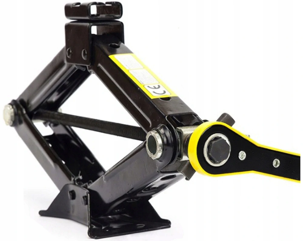 Geko G02193 Nožnicový zdvihák 2t pod auto trapézový s kľúčom