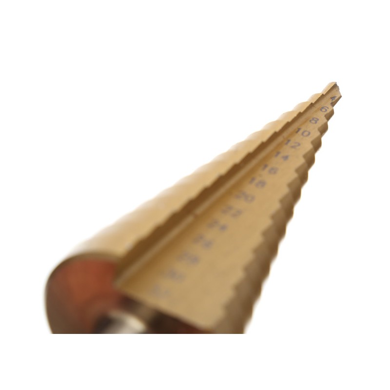 Kraft&Dele KD10244 Sada stupňovité kužeľové vrtáky 4-32mm HSS 3 ks stromčekové