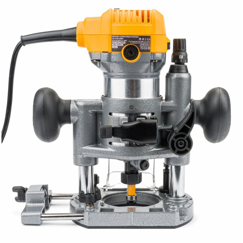 POWERMAT PM-FGW-2000T Stolová frézka 2000W 6mm/8mm rezačka horné vreteno