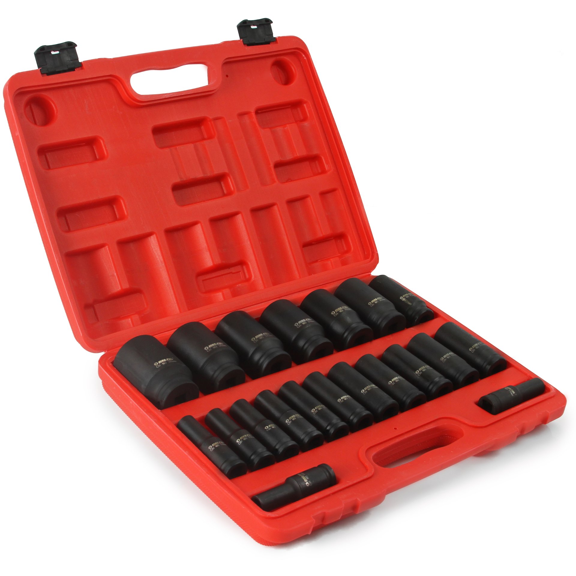 Mar-pol M58258 Nástrčné kľúče hlavice 1/2" Sada 20ks 10-38mm