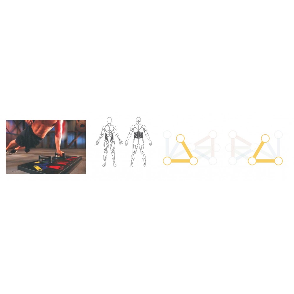 Powermat PM-DDC-17T Multifunkčná doska lavica na cvičenie fitness posilovanie