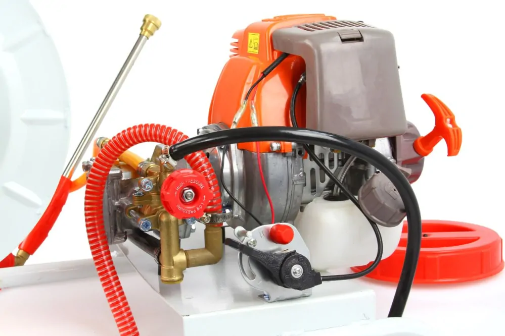 MarPol M83222 Motorový benzínový postrekovač 50L s kolieskami + hadica