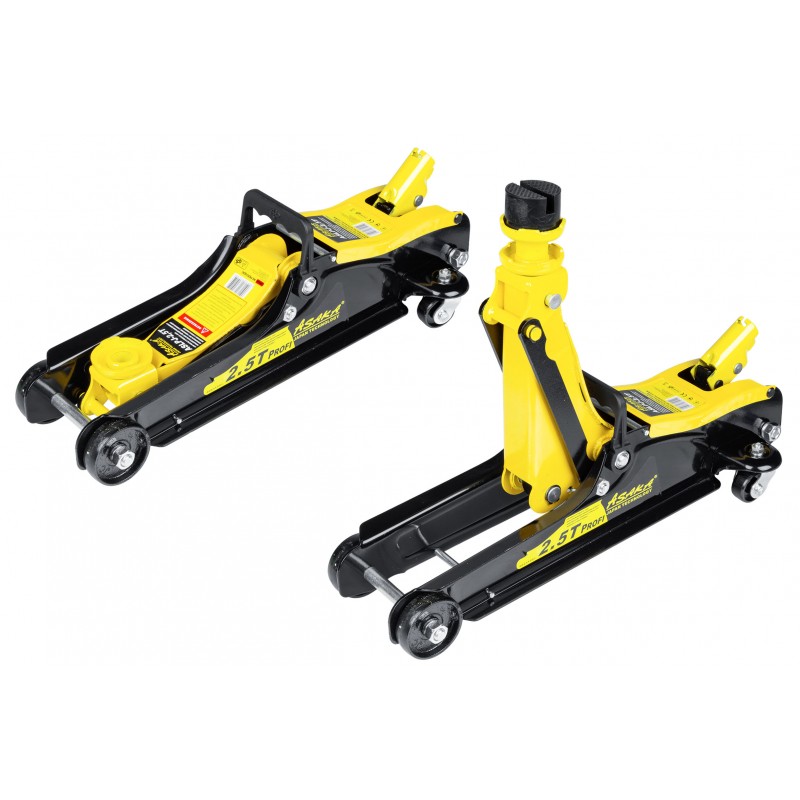 Zdvihák NÍZKOPROFILOVÝ HJ25 ASPJ-2.5T 2,5t hydraulický + 2x podpery 3T