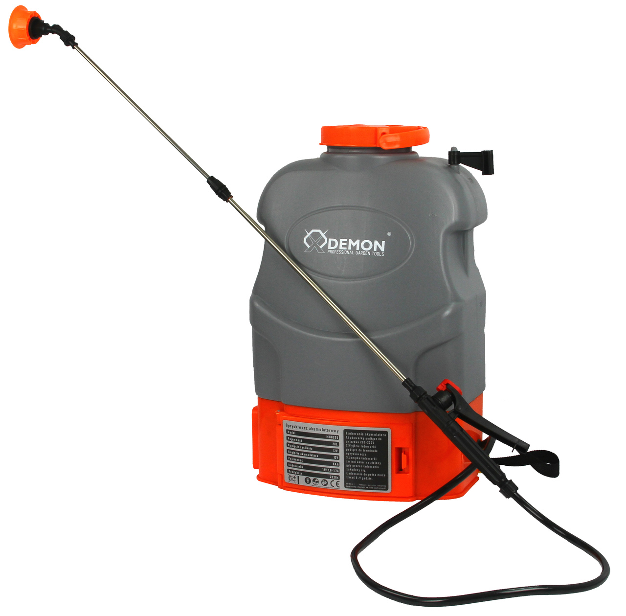 Marpol M80205 20L Akumulátorový chrbtový tlakový postrekovač, záhradný 12V SADA