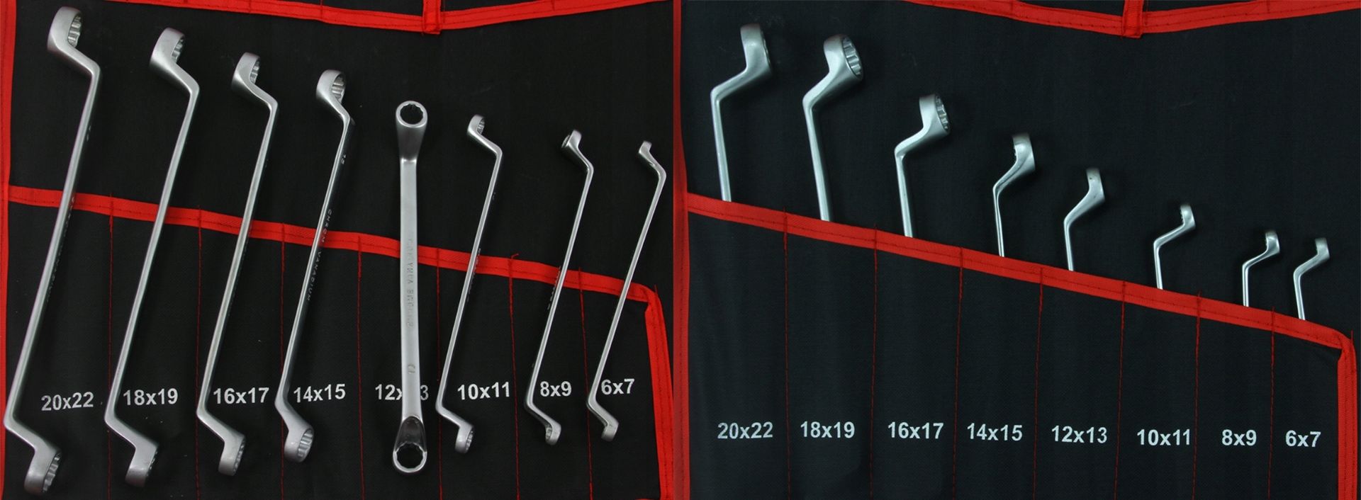 MAR-POL M58140 Kľúče očko-ploché, kombinované, veľká sada 47 ks