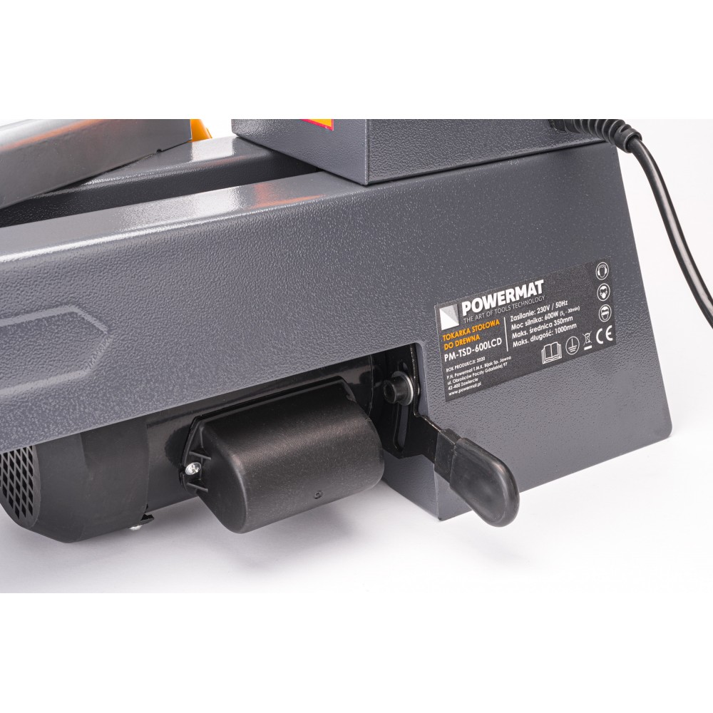 POWERMAT PM-TSD-600LCD Elektrický stolný sústruh na drevo + príslušenstvo SADA