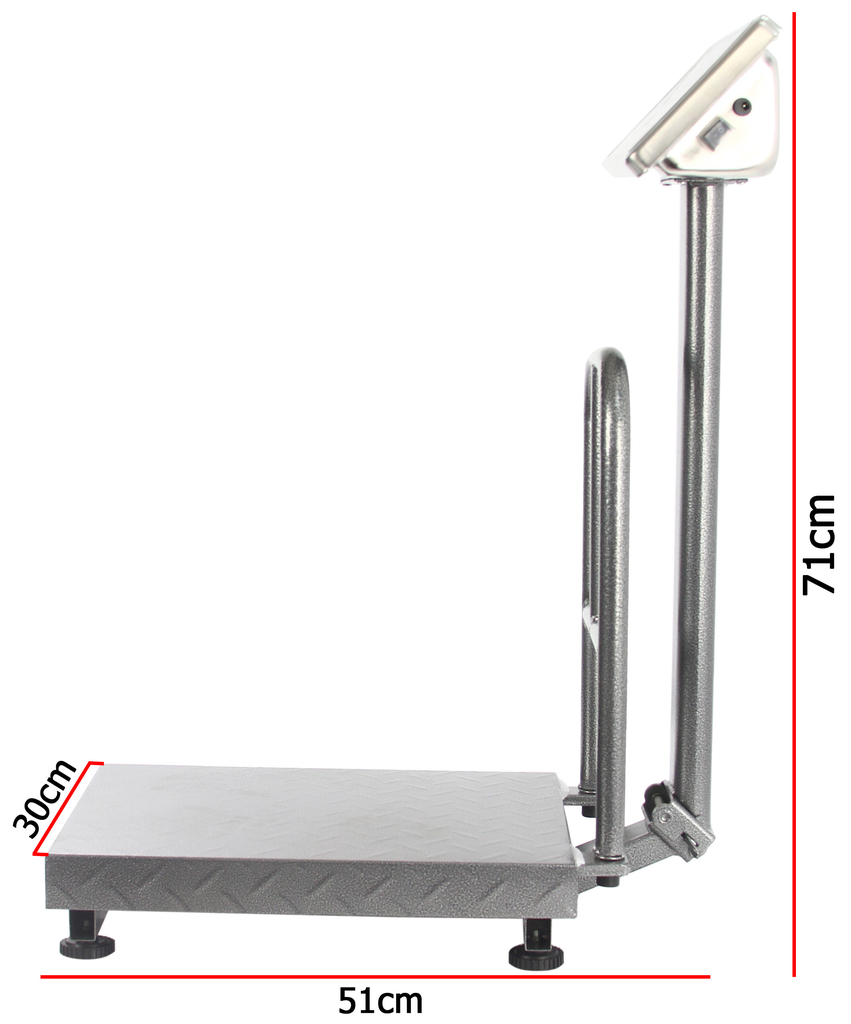Marpol M90165 Mostíková digitálna elektronická váha LCD 150kg 51x71cm