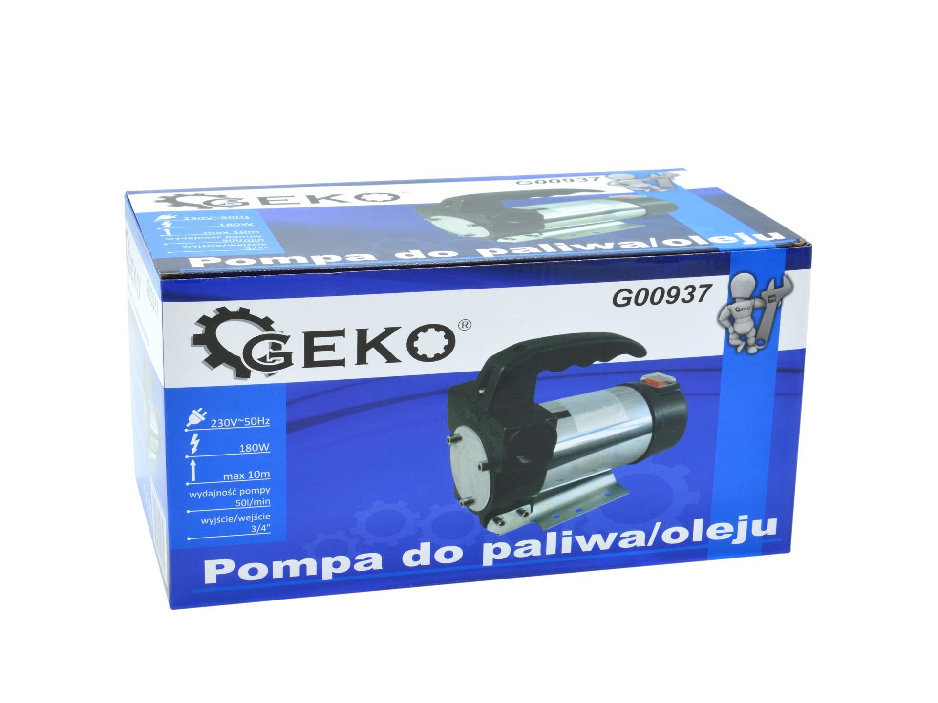 GEKO G00937 Palivové čerpadlo 230V 180W prečerpávačka oleja, nafty
