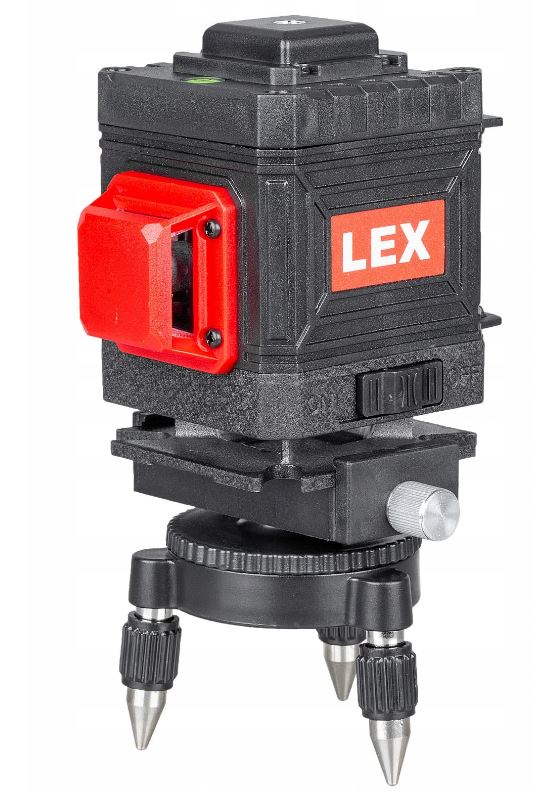 LEX LXNL3DG Laserova vodováha 3D 360° krížový laser meradlo + statív a puzdro